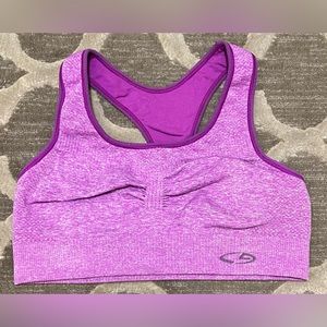 Purple Champion Size Girls Medium Sports Bra